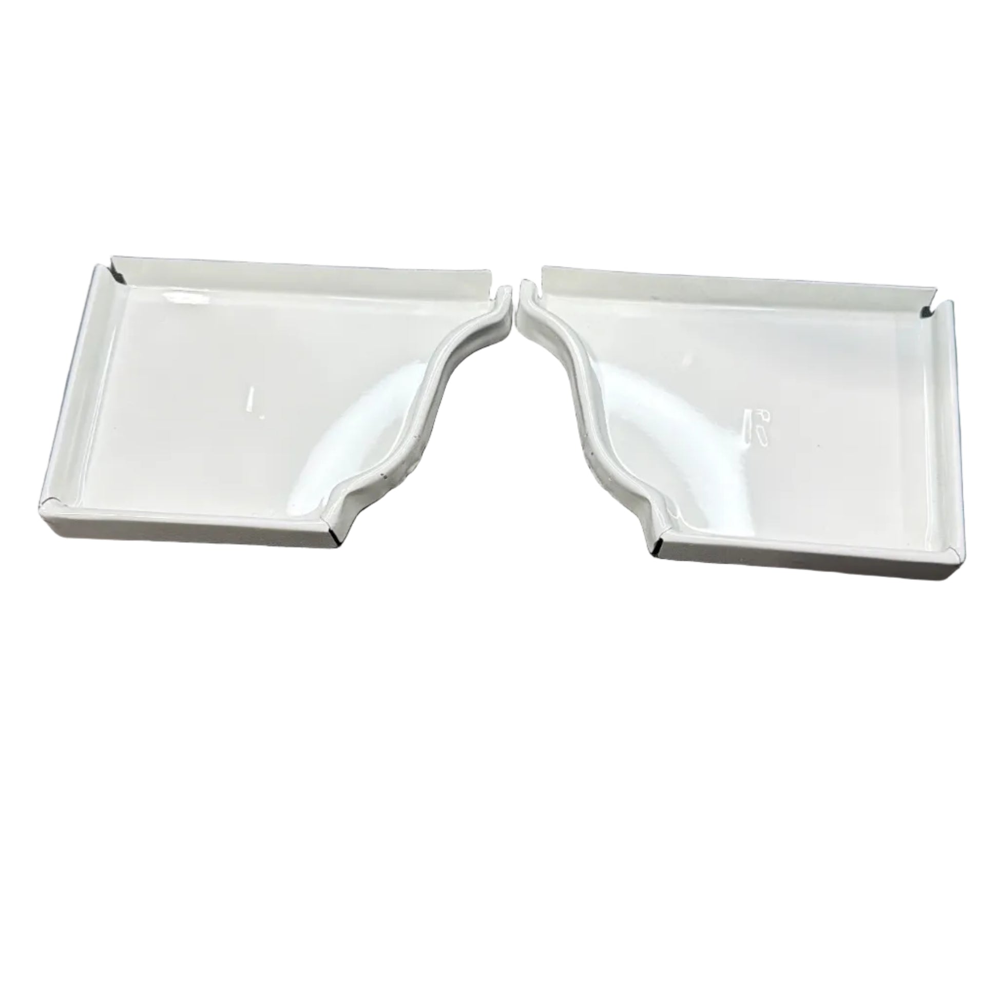 Bulk contractor packs of 5K aluminum gutter end caps left and right K-style ogee profile for large projects in Damascus OR – Gutter All