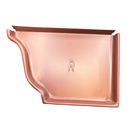 5K Aluminum Gutter End Cap - K-Style Ogee Profile | Damascus OR