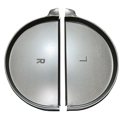 GA 6" Half Round Gutter End Cap - Aluminum | 25+ Colors | Left/Right Options