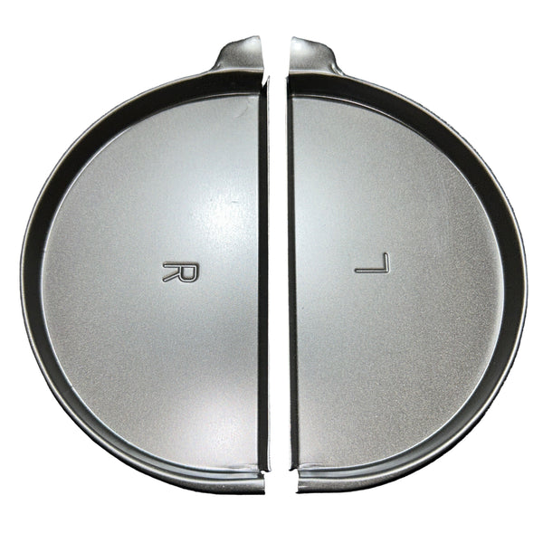 GA 6" Half Round Gutter End Cap - Aluminum | 25+ Colors | Left/Right Options