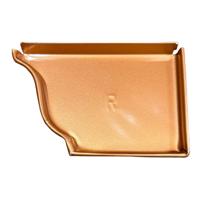 5K Aluminum Gutter End Cap - K-Style Ogee Profile | Damascus OR