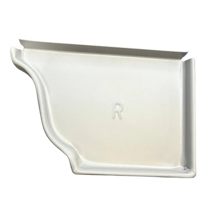 5K Aluminum Gutter End Cap - K-Style Ogee Profile | Damascus OR