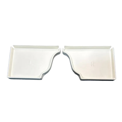 5K aluminum gutter end cap for 5-inch K-style gutters. Stops leaks permanently. 30 factory colors. Left, right, pairs, contractor bulk packs. Damascus OR.