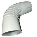 3" Round Downspout Elbow - 75° Professional Grade Aluminum | 25+ Colors | Standard Shipping Available | Damascus OR