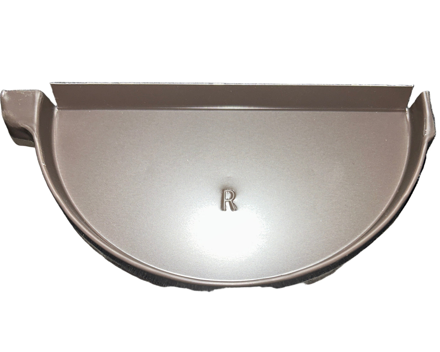 GA 6" Half Round Gutter End Cap - Aluminum | 25+ Colors | Left/Right Options