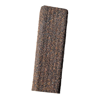 Dark Brown Rot Stopper granule-coated downspout. Matches roof shingles. Prevents fascia rot. 6 colors. Custom matching available. Invisible drainage. Damascus OR.