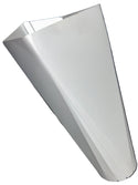 Dove Gray 3x4" to 3" Downspout Reducer