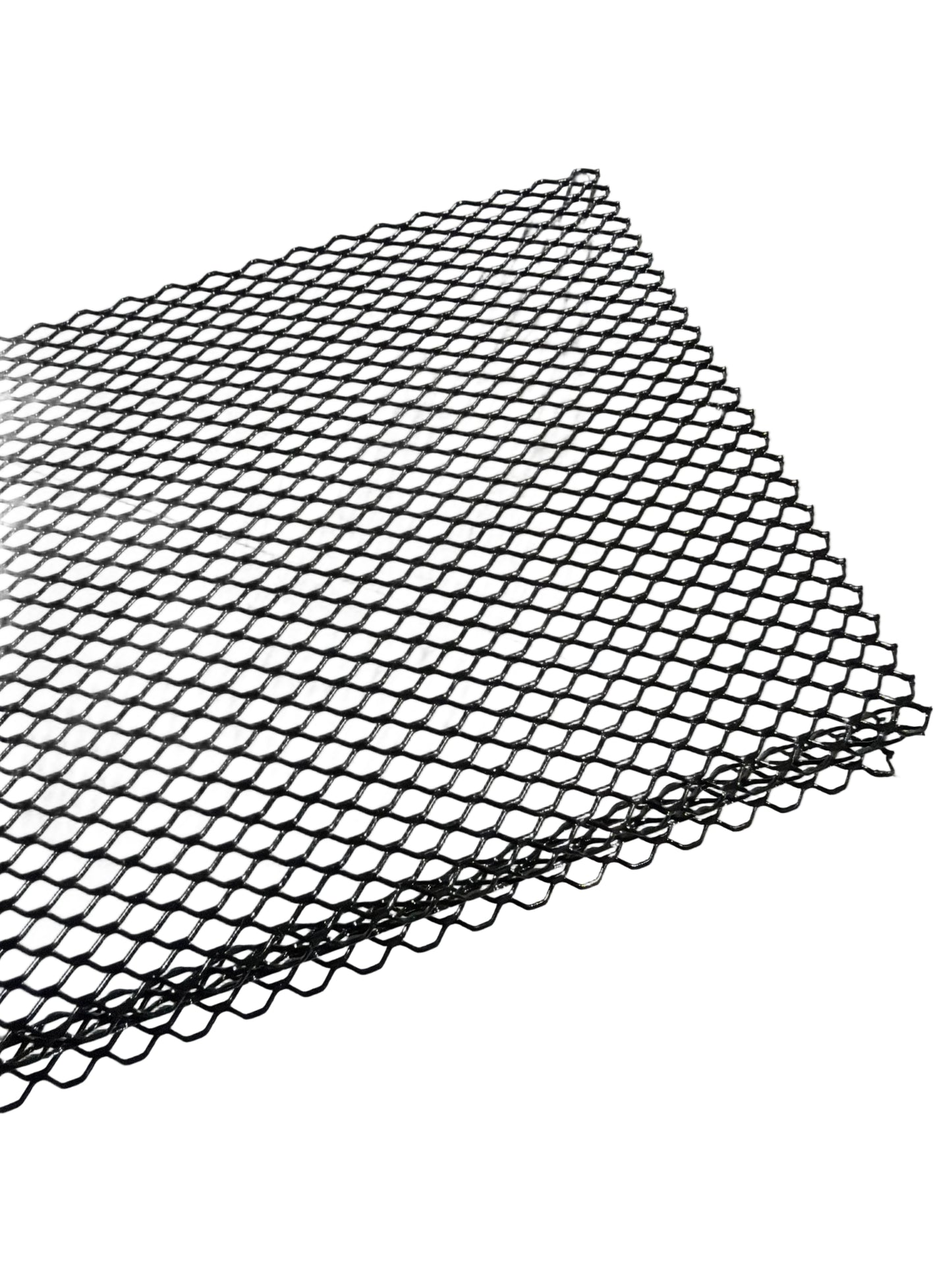 E-Z Lock Premium Gutter Guard with black finish and diamond pattern for debris protection.