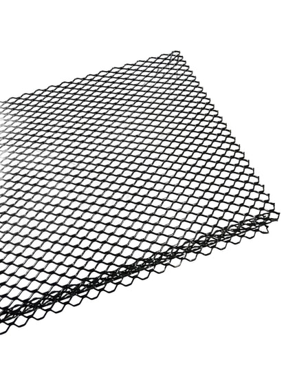 E-Z Lock Premium Gutter Guard with black finish and diamond pattern for debris protection.