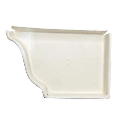 5K Aluminum Gutter End Cap - K-Style Ogee Profile | Damascus OR