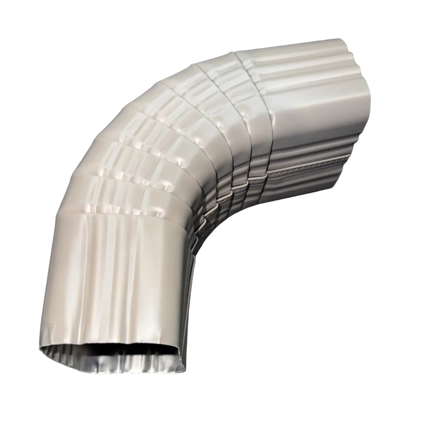 75 degree aluminum downspout elbow for deep fascia offsets