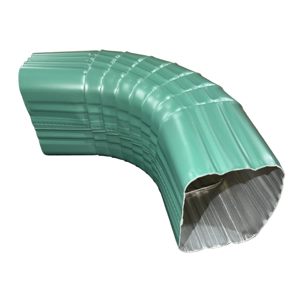 3x4" 75-Degree Downspout Elbow – Type A Professional Aluminum (25+ Colors)