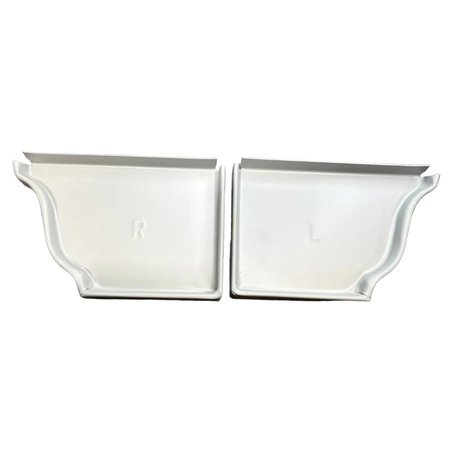 5K Aluminum Gutter End Cap - K-Style Ogee Profile | Damascus OR