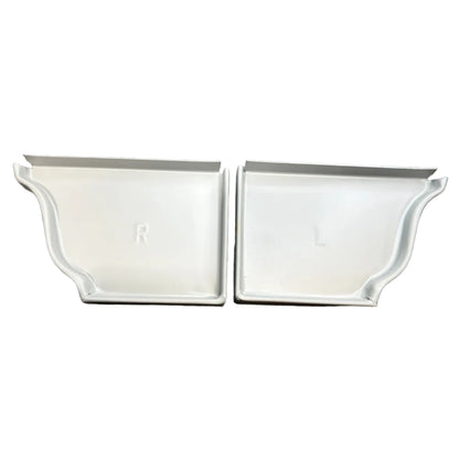 5K Aluminum Gutter End Cap - K-Style Ogee Profile | Damascus OR