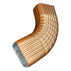Professional 2x3 Type B downspout elbow 75-degree corrugated aluminum. Superior strength ribbed design in 25+ colors. Optimal water flow. Damascus OR contractor pricing.
