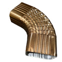 3x4" 75-Degree Downspout Elbow – Type B Corrugated Aluminum (25+ Colors)