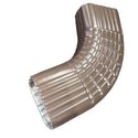 Professional 2x3 Type B downspout elbow 75-degree corrugated aluminum. Superior strength ribbed design in 25+ colors. Optimal water flow. Damascus OR contractor pricing.
