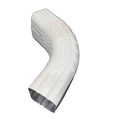 75 degree aluminum downspout elbow for deep fascia offsets
