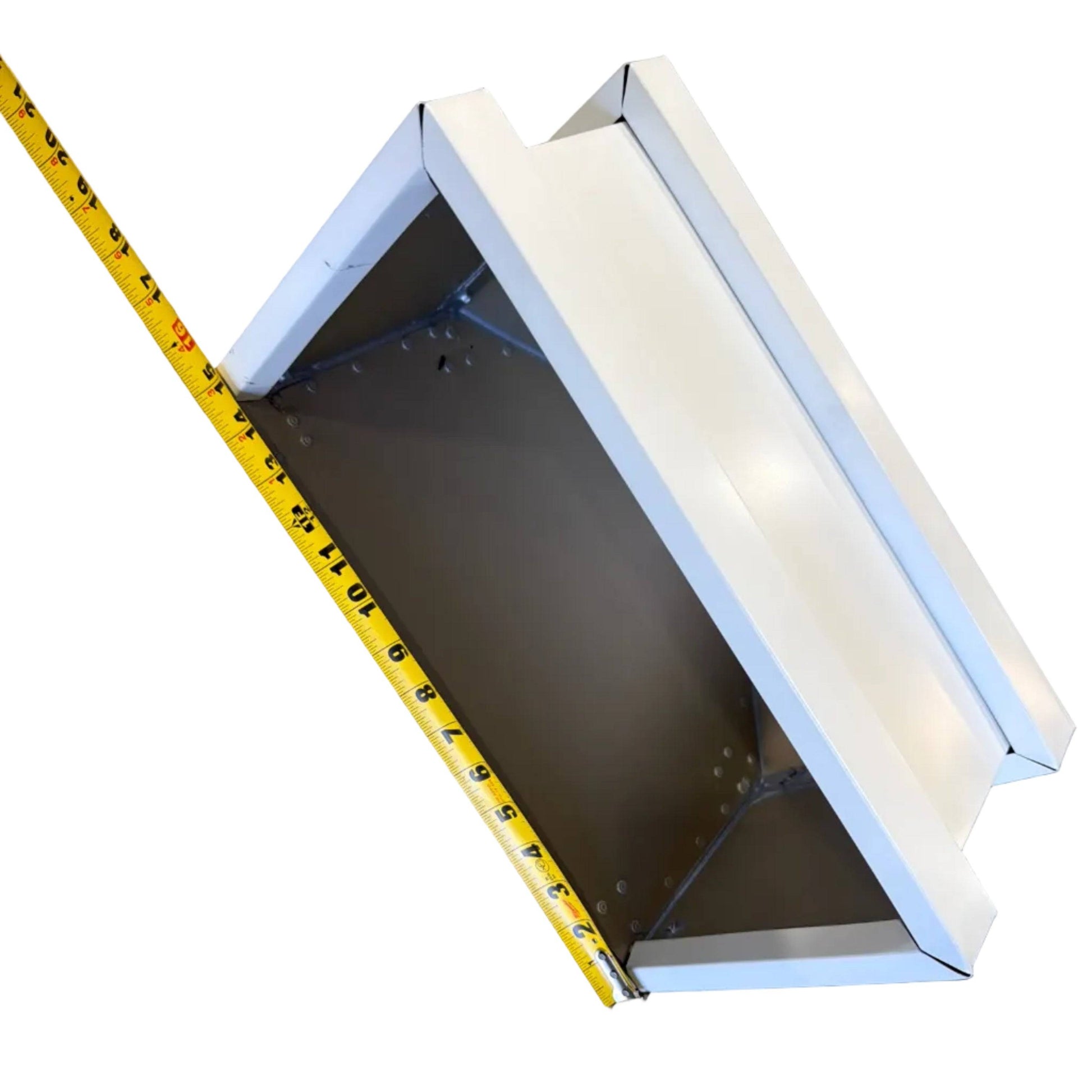 Extra Large Aluminum Leader Head - XL Collection Box | Damascus OR W 15.5" x H 13" x D 8"