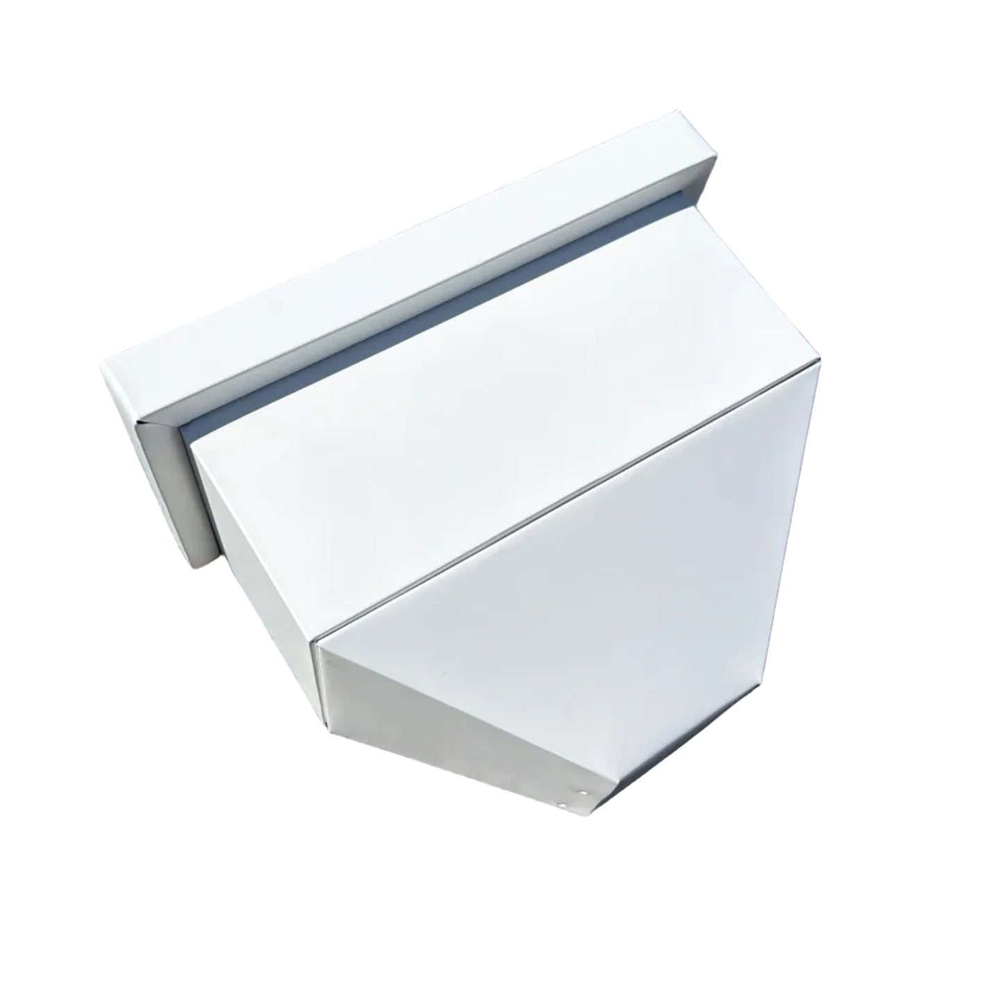 Extra Large Aluminum Single Crown Leader Head - XL Collection Box W 16" x H 13" x D 9"