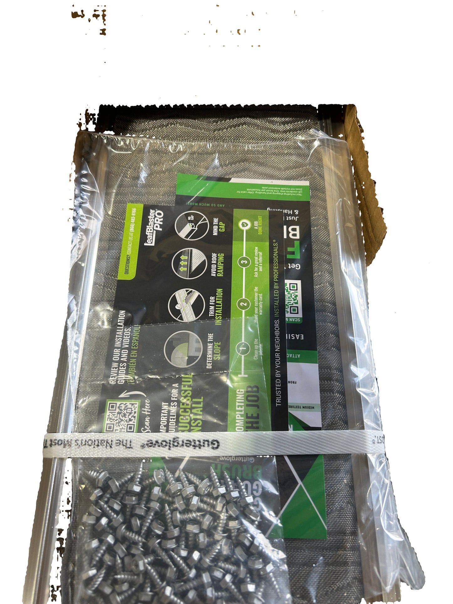 LeafBlaster Pro Gutter Guard - 5" & 6" Small Hole Mesh | Wave Pattern Technology | Professional Grade | Damascus OR + Nationwide Shipping