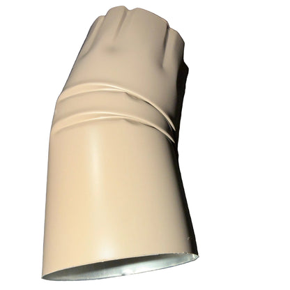 3" Round 22.5-Degree Downspout Elbow – Professional Grade Aluminum (25+ Colors)