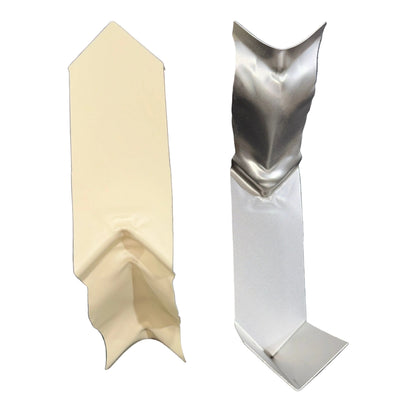 5K 90° Corner Miter .027 Aluminum K-Style Gutter Damascus