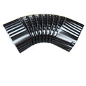 Professional 2x3 Type B downspout elbow 75-degree corrugated aluminum. Superior strength ribbed design in 25+ colors. Optimal water flow. Damascus OR contractor pricing.
