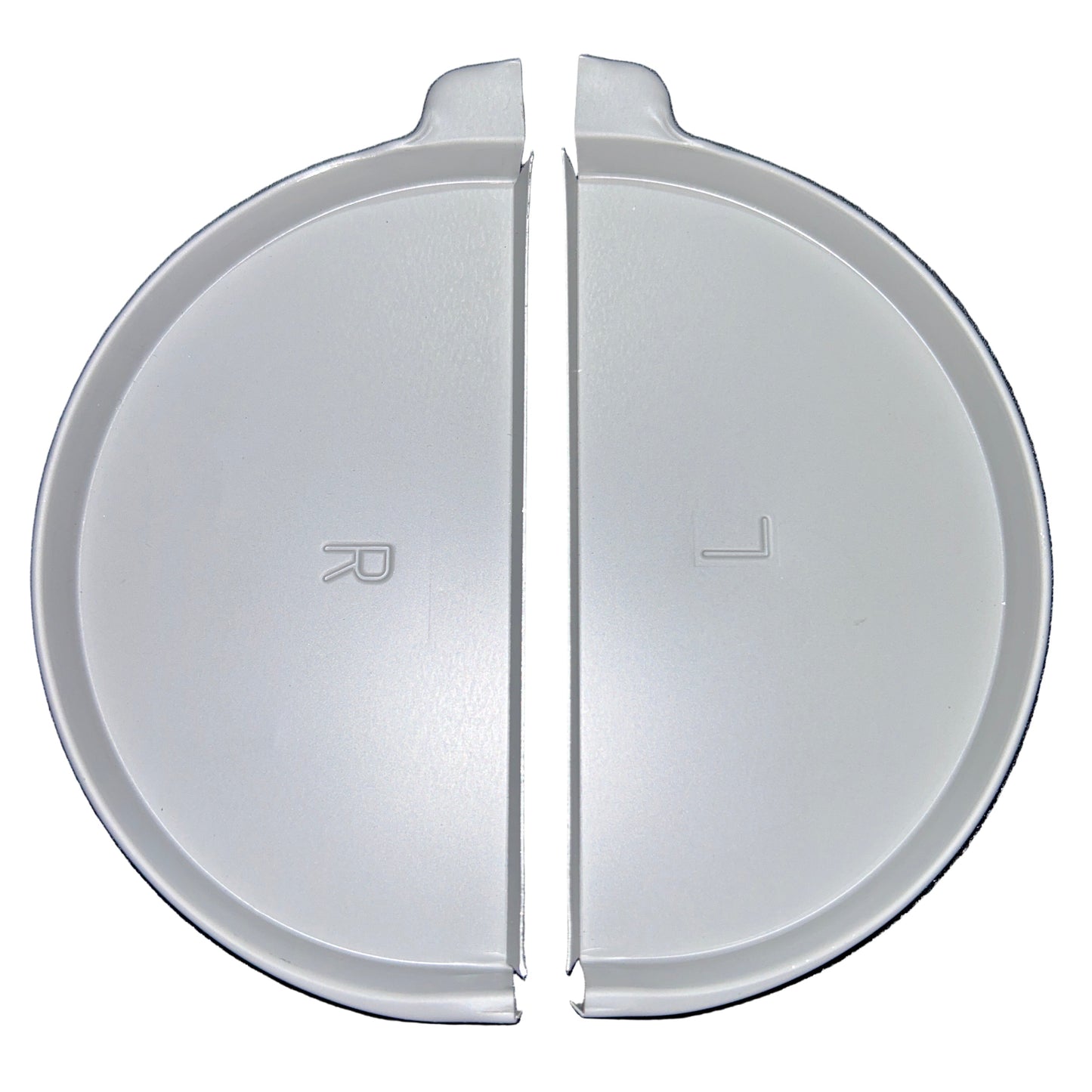 GA 6" Half Round Gutter End Cap - Aluminum | 25+ Colors | Left/Right Options