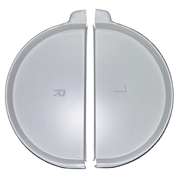 GA 6" Half Round Gutter End Cap - Aluminum | 25+ Colors | Left/Right Options