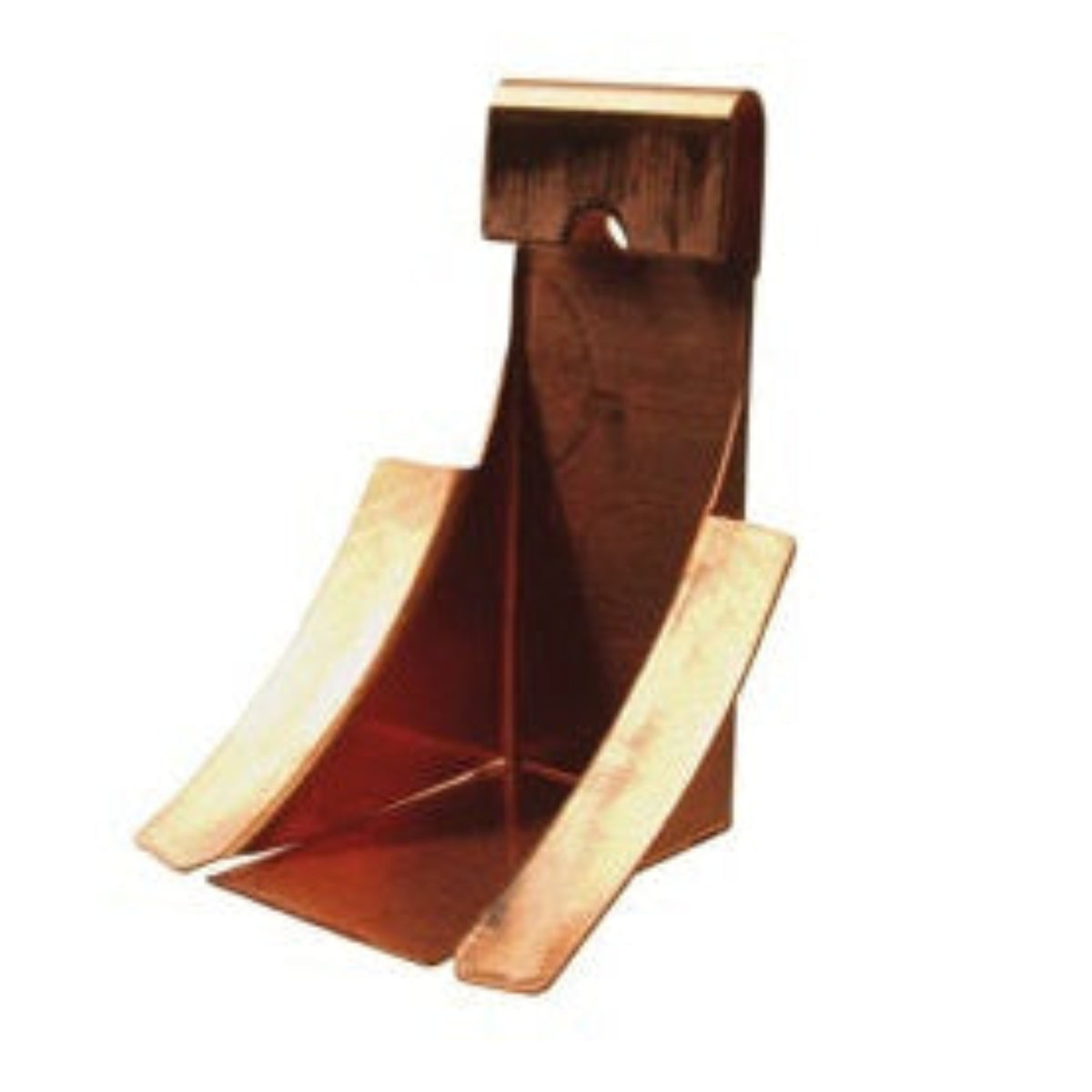 Half round copper gutter wedge 16oz solid angled design fascia mount clips hanger support GutterAll Damascus Oregon