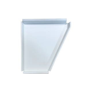 5-inch Fascia Style End Cap side view - durable fascia gutter end piece with precision fit