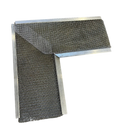 LeafBlaster PRO High Flow Inside Miter gutter guard in L-shape with 304 stainless steel mesh for high-flow rain areas in Damascus OR.