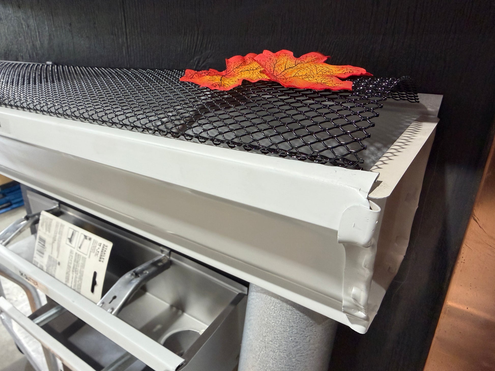 Aluminum gutter guard mesh for 6 inch K-style gutters. Snap-in leaf screen blocks debris while water flows through. Contractor packs. GutterAll OR.