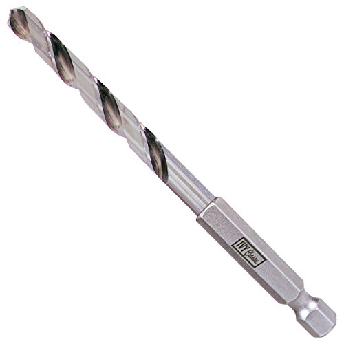 Ivy Classic M2 HSS twist drill bit quick-change 1/4 inch hex shank 135 degree split point multiple sizes 1/8 to 1/2 inch professional grade high-speed steel