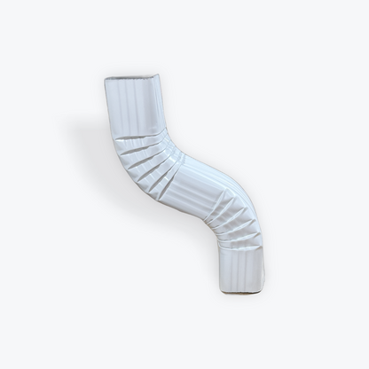 GutterAll.com 2x3 inch aluminum downspout extension, seamless gutter part