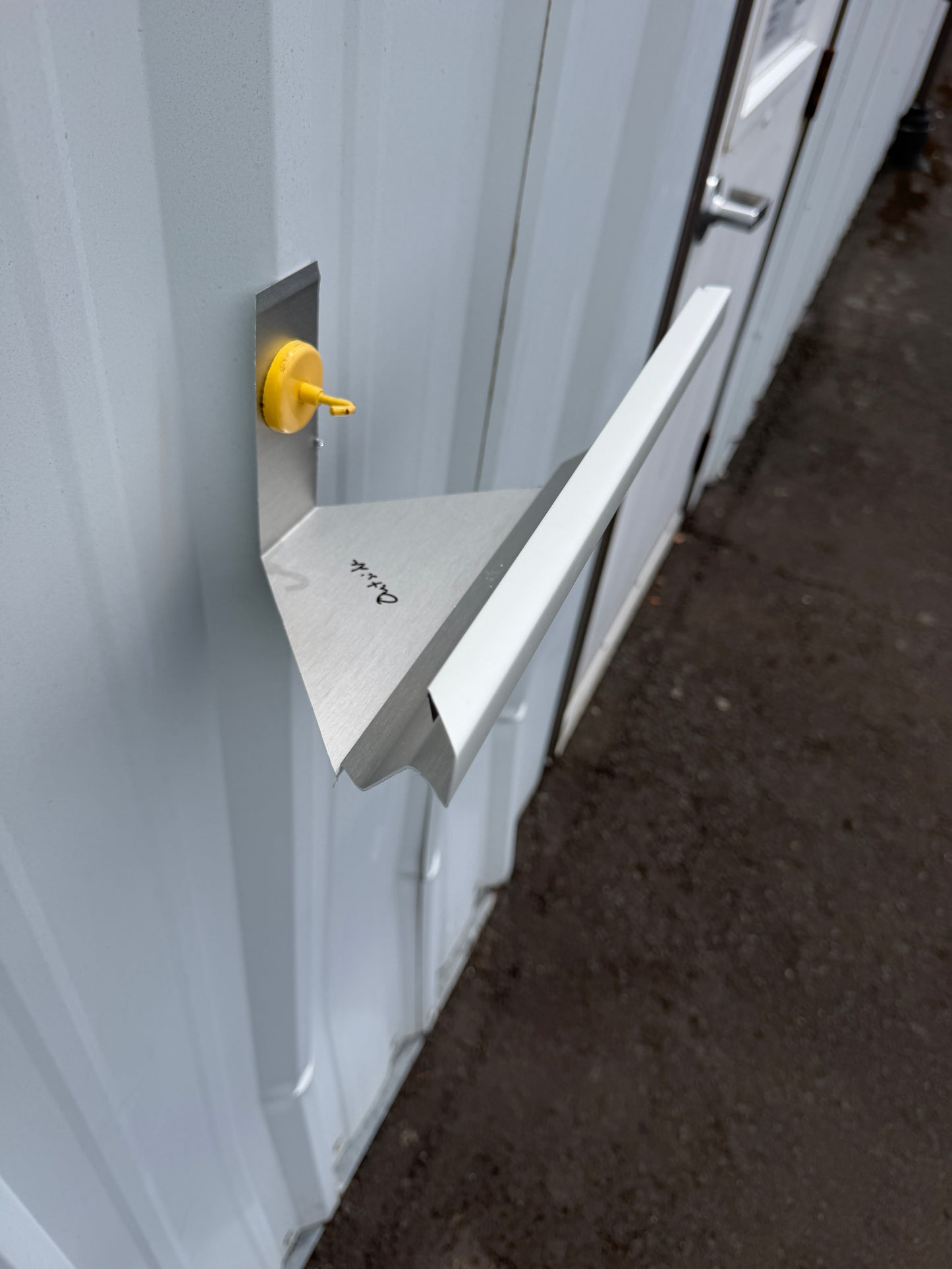 Aluminum Gutter Corner Miter Template — K-Style Fascia Half-Round