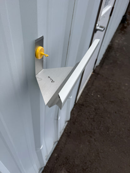 Aluminum Gutter Corner Miter Template — K-Style Fascia Half-Round