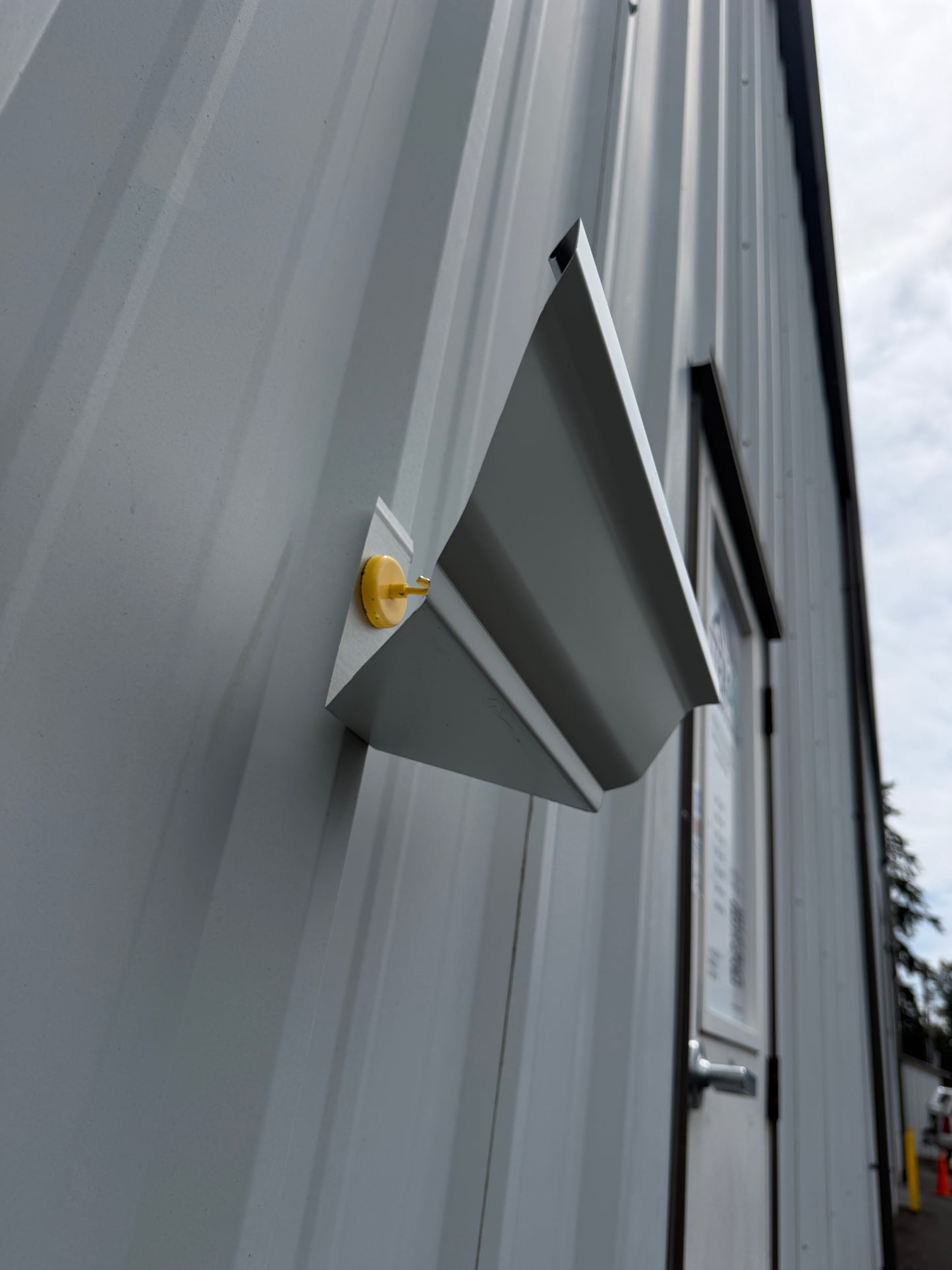 Aluminum Gutter Corner Miter Template — K-Style Fascia Half-Round