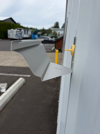 Aluminum Gutter Corner Miter Template — K-Style Fascia Half-Round