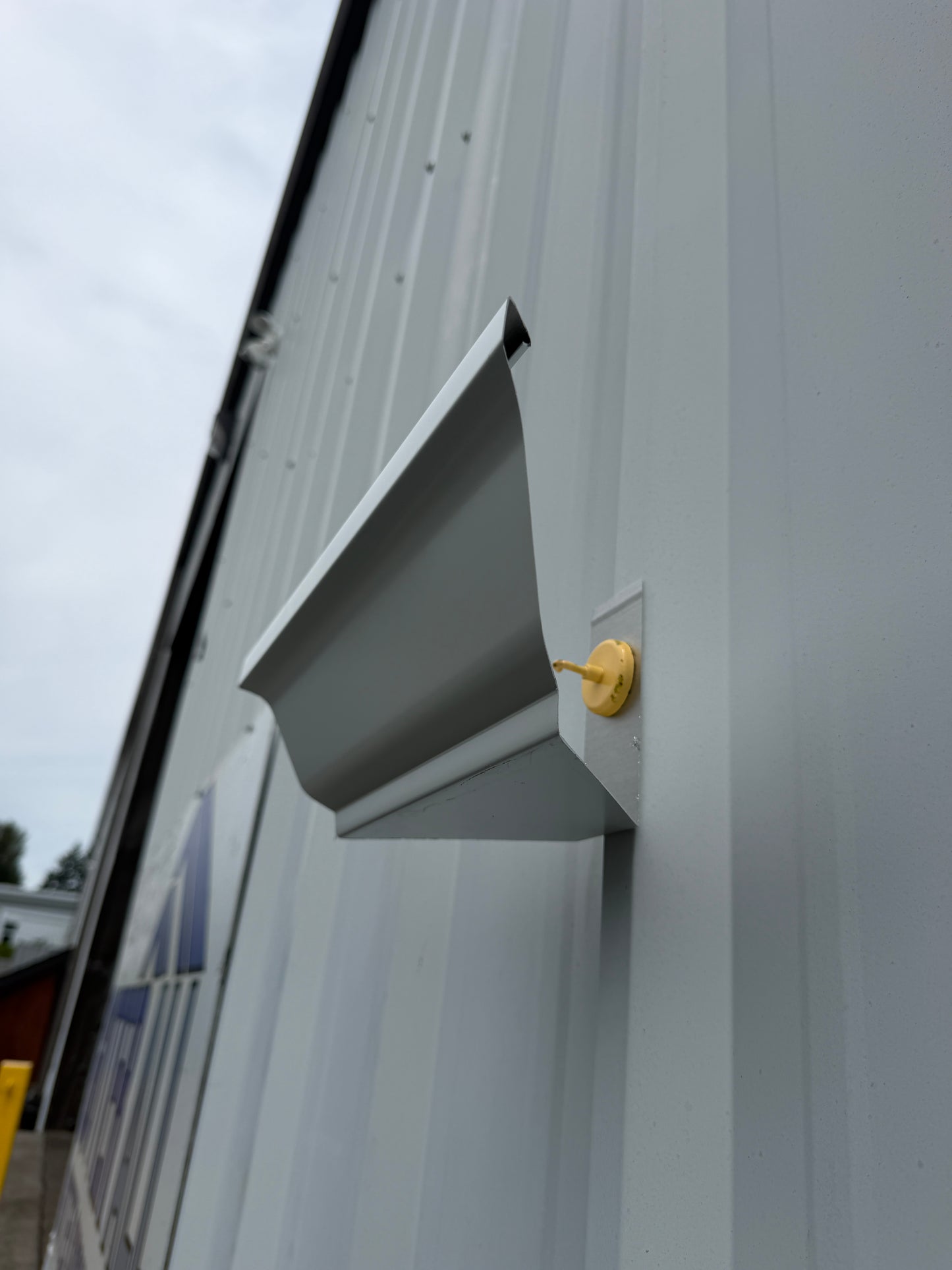 Aluminum Gutter Corner Miter Template — K-Style Fascia Half-Round