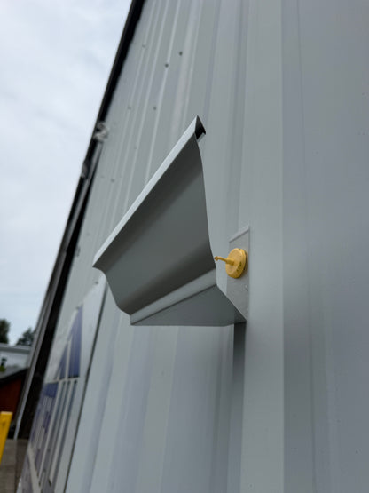Aluminum Gutter Corner Miter Template — K-Style Fascia Half-Round