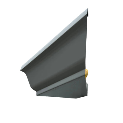 Aluminum Gutter Corner Miter Template — K-Style Fascia Half-Round