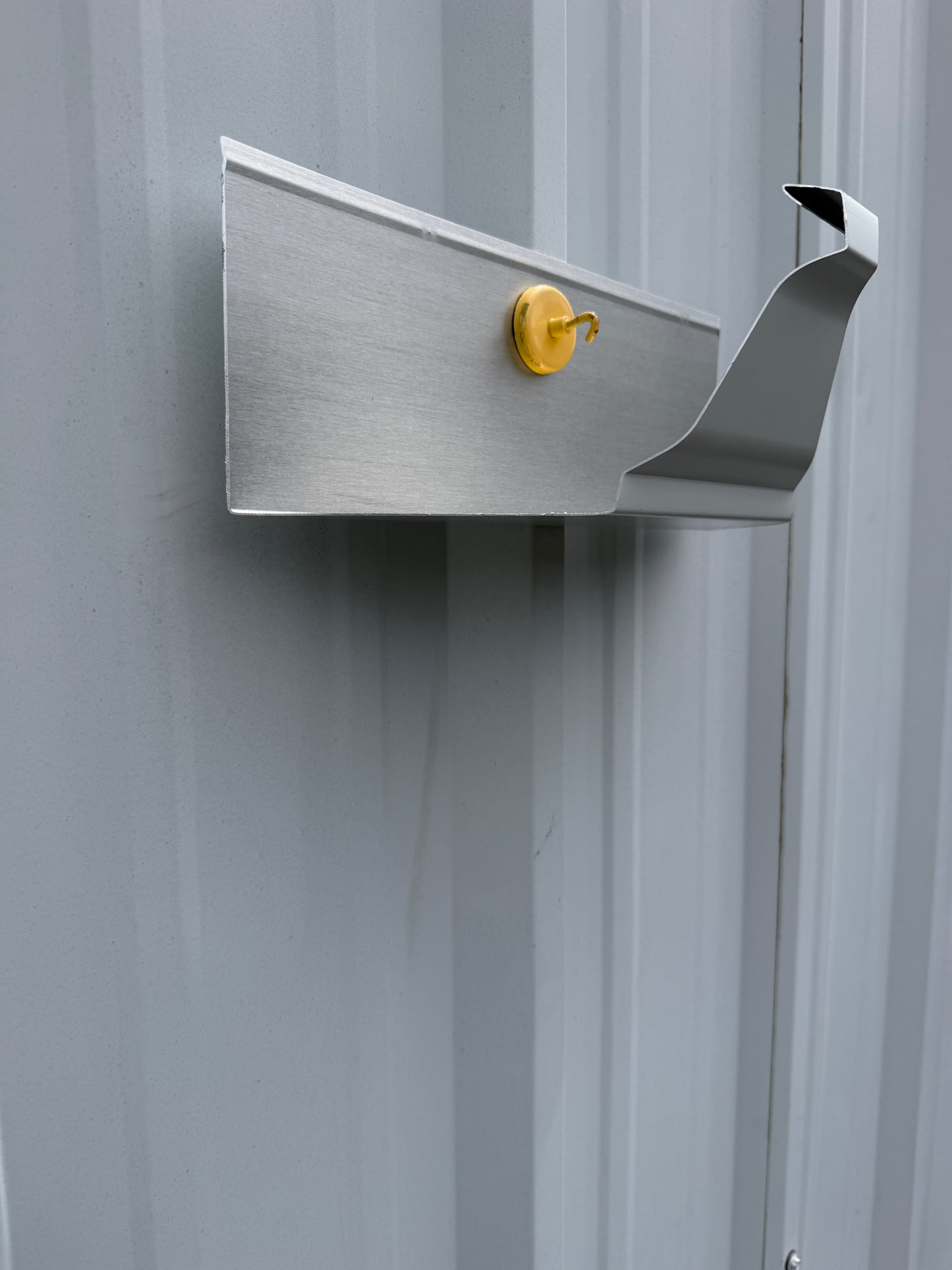 Aluminum Gutter Corner Miter Template — K-Style Fascia Half-Round