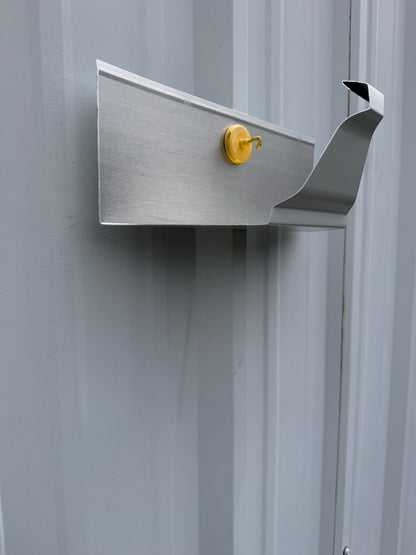 Aluminum Gutter Corner Miter Template — K-Style Fascia Half-Round