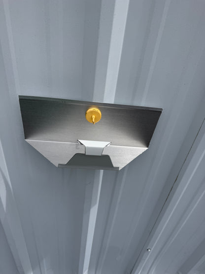 Aluminum Gutter Corner Miter Template — K-Style Fascia Half-Round