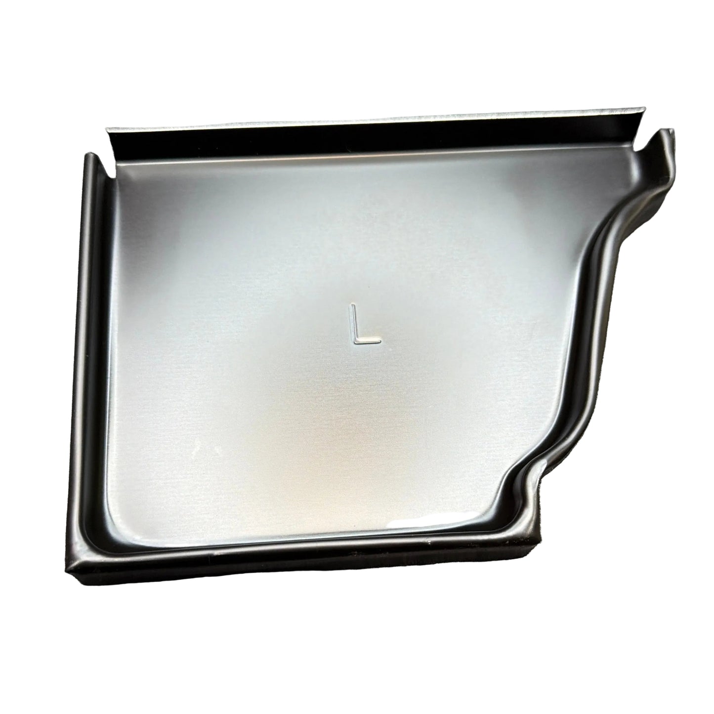 Left Black 5K Style Gutter End Cap