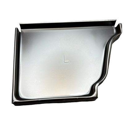 Left Black 5K Style Gutter End Cap