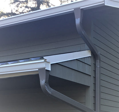max outlet professional downspout connection installed gutter system optimal water flow design aluminum