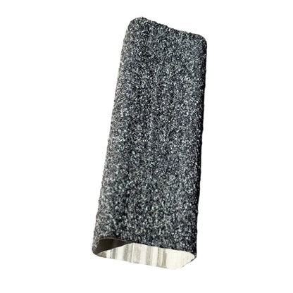 Medium Gray Rot Stopper granule-coated downspout. Matches roof shingles. Prevents fascia rot. 6 colors. Custom matching available. Invisible drainage. Damascus OR.